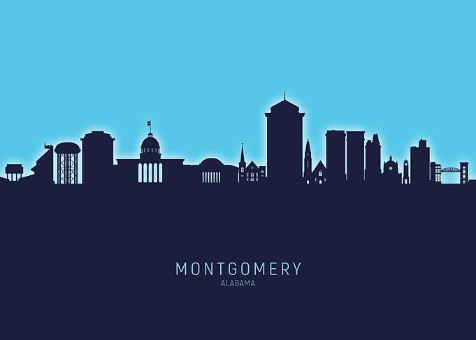 Montgomery Skyline Alabama