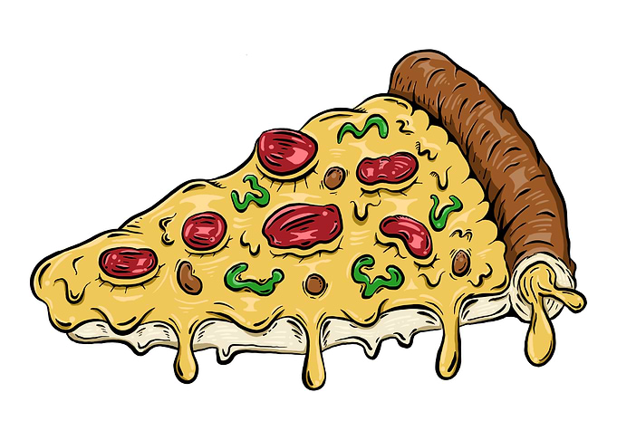 Original Pizza Cartoon