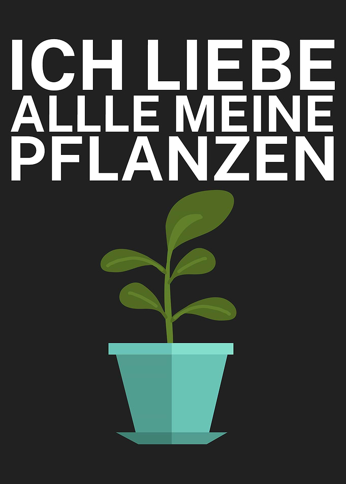 Ich liebe meine Pflanzen