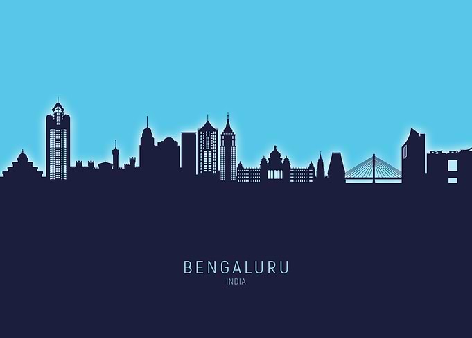 Bengaluru Skyline India
