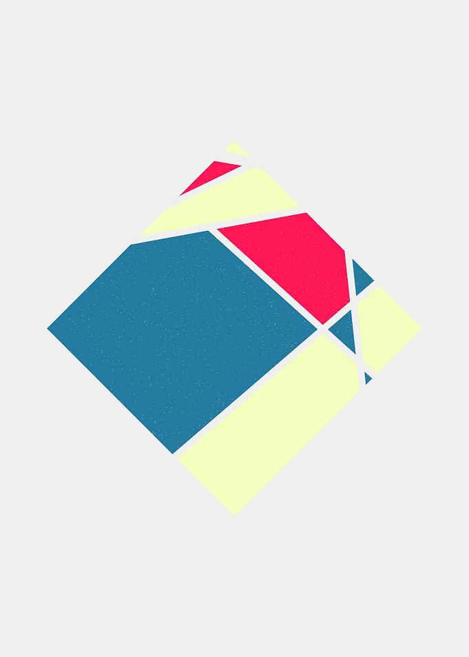 Mondrian style art