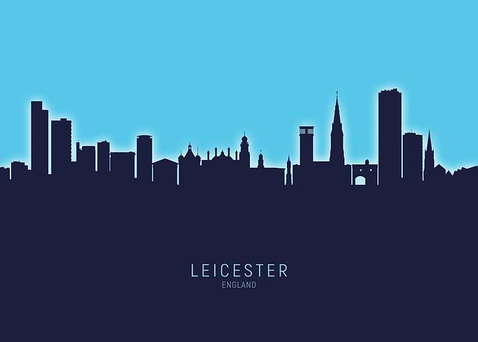 Leicester Skyline England