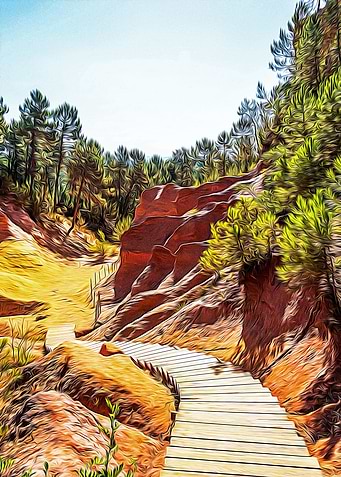 Ocher natural park