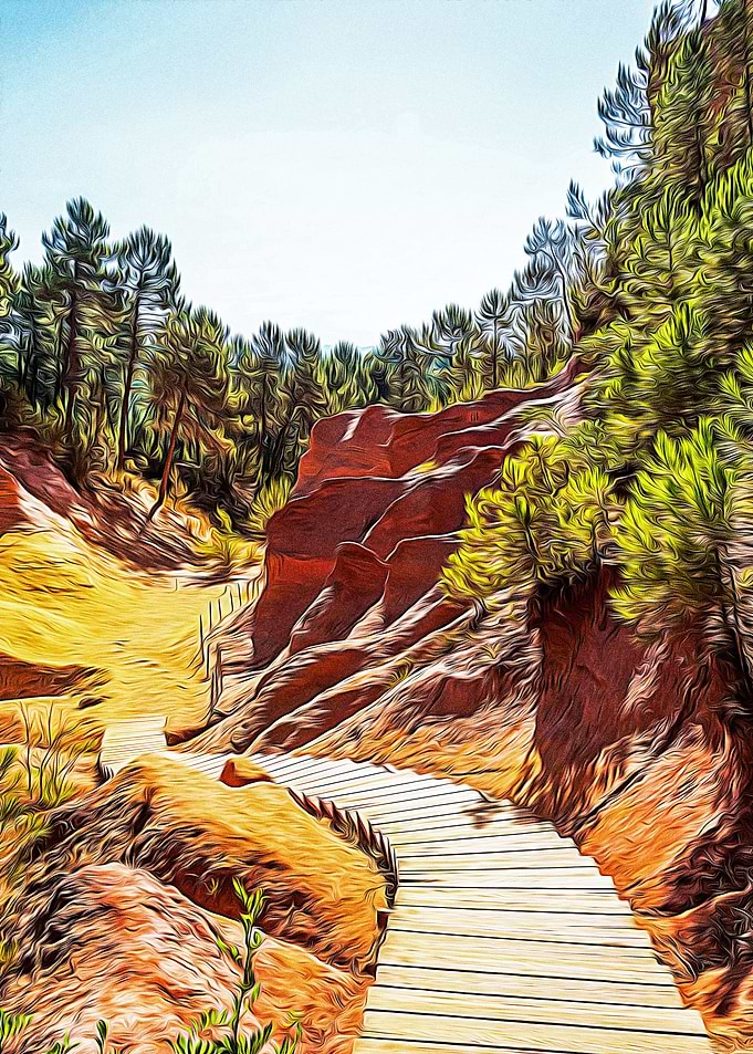Ocher natural park