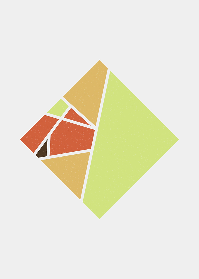 Mondrian style art