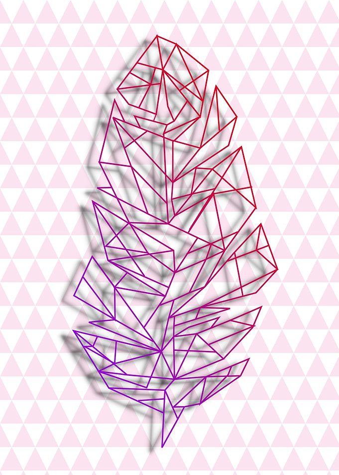 Lowpoly Feather