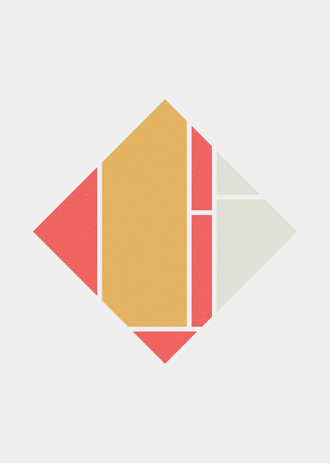 Mondrian style art