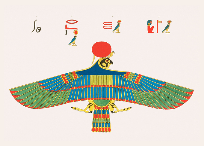 Hawk emblem of Ra