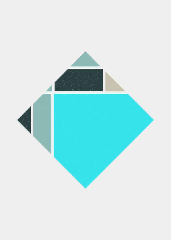 Mondrian style art