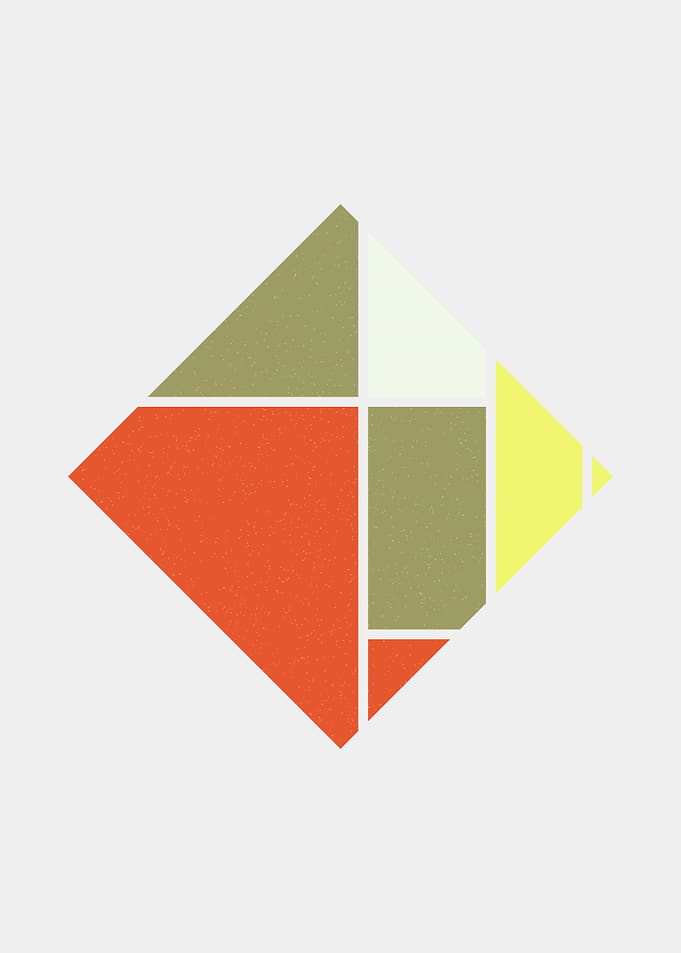 Mondrian style art