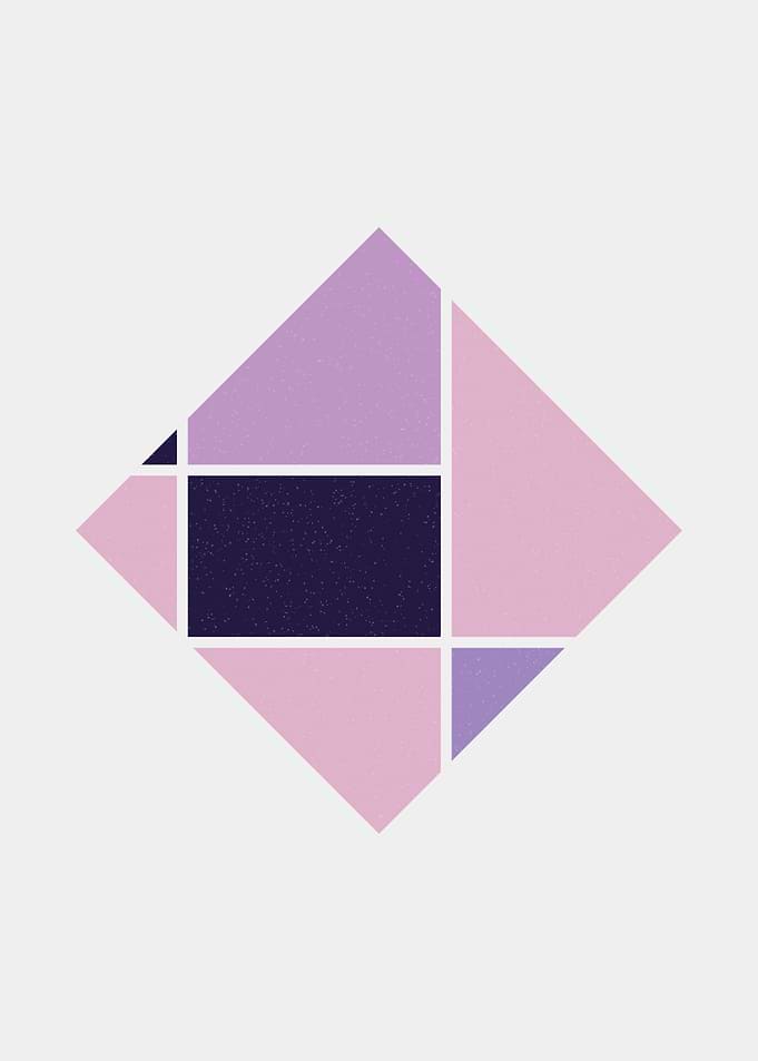Mondrian style art