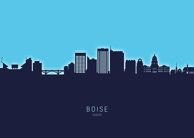 Boise Skyline Idaho