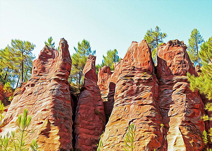 Ocher natural park