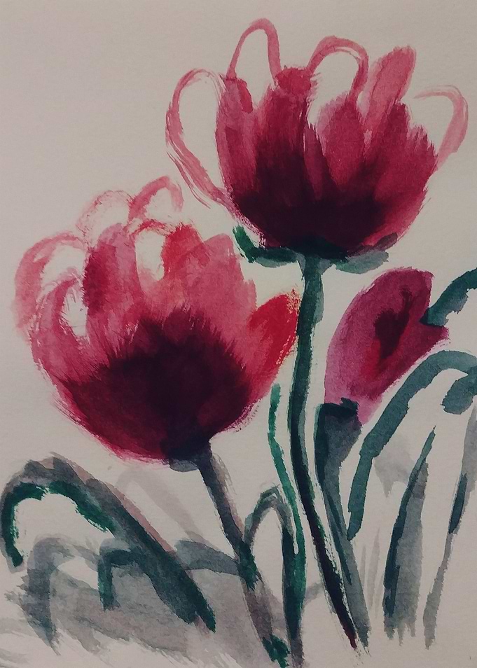 pink flowers