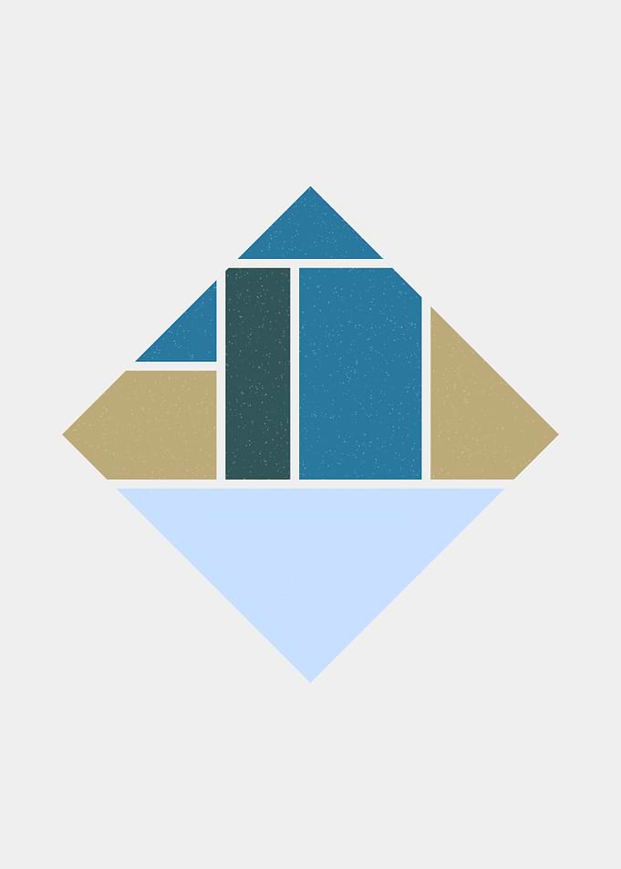 Mondrian style art