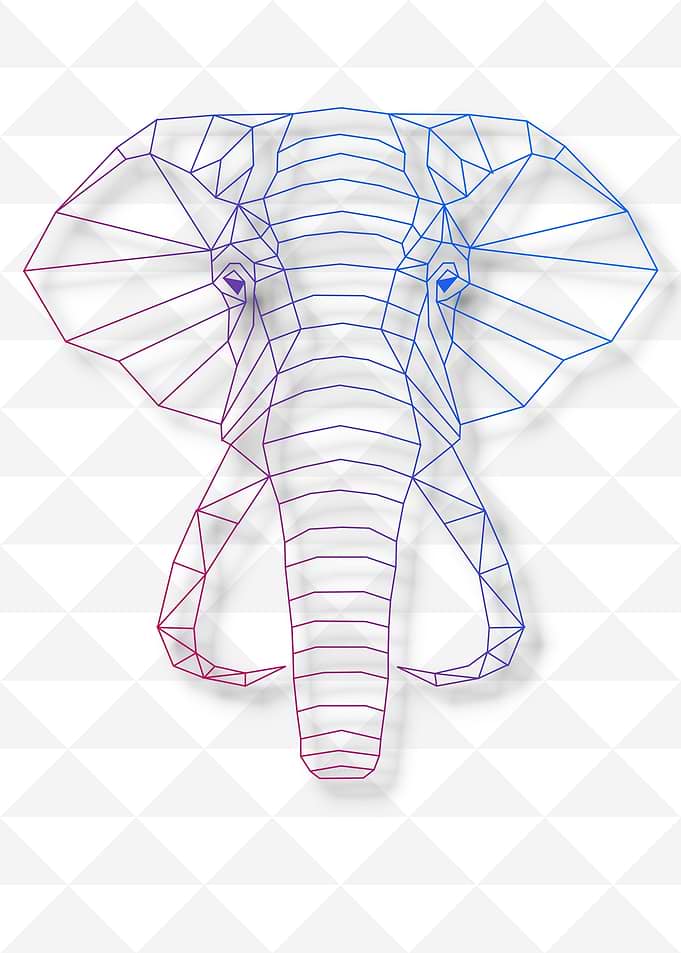 Lowpoly Elephant