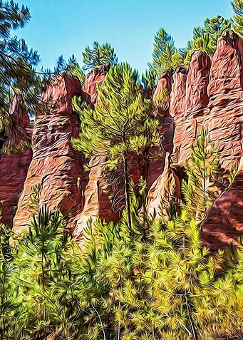 Ocher natural park
