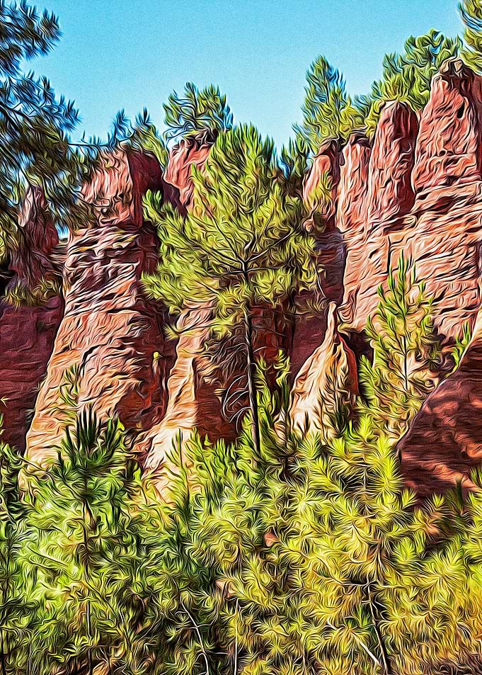 Ocher natural park