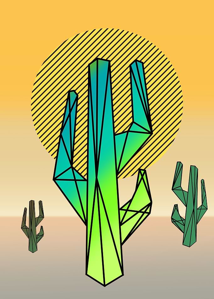 Lowpoly Cactus