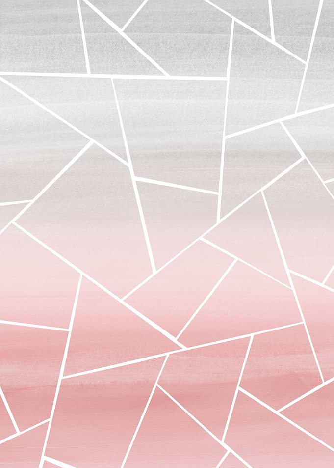 Blush Gray Geo Glam 1