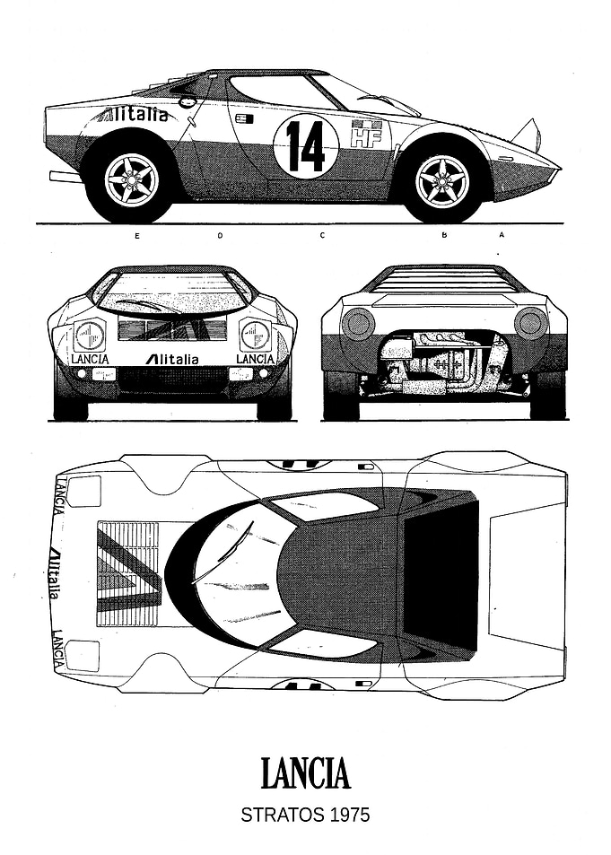 BNW Lancia Stratos 1975