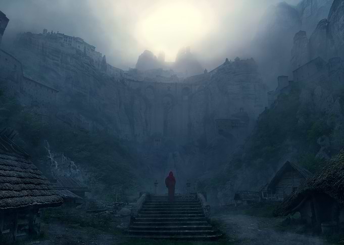 Stairs in the Fog