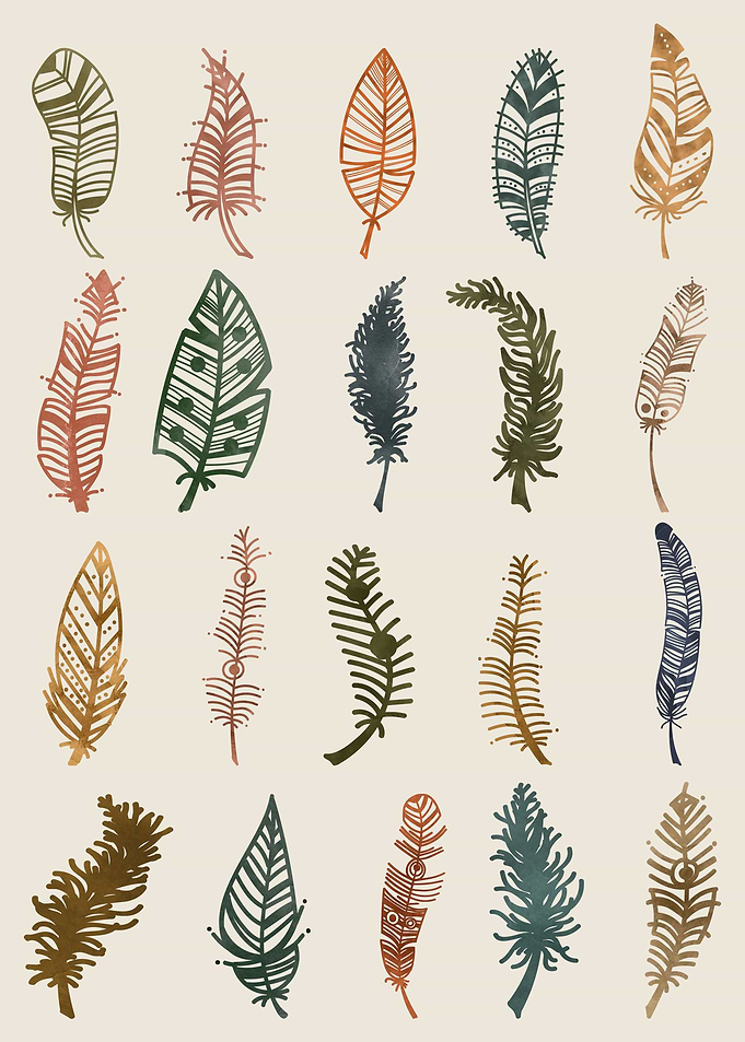 Boho Feather Decoration