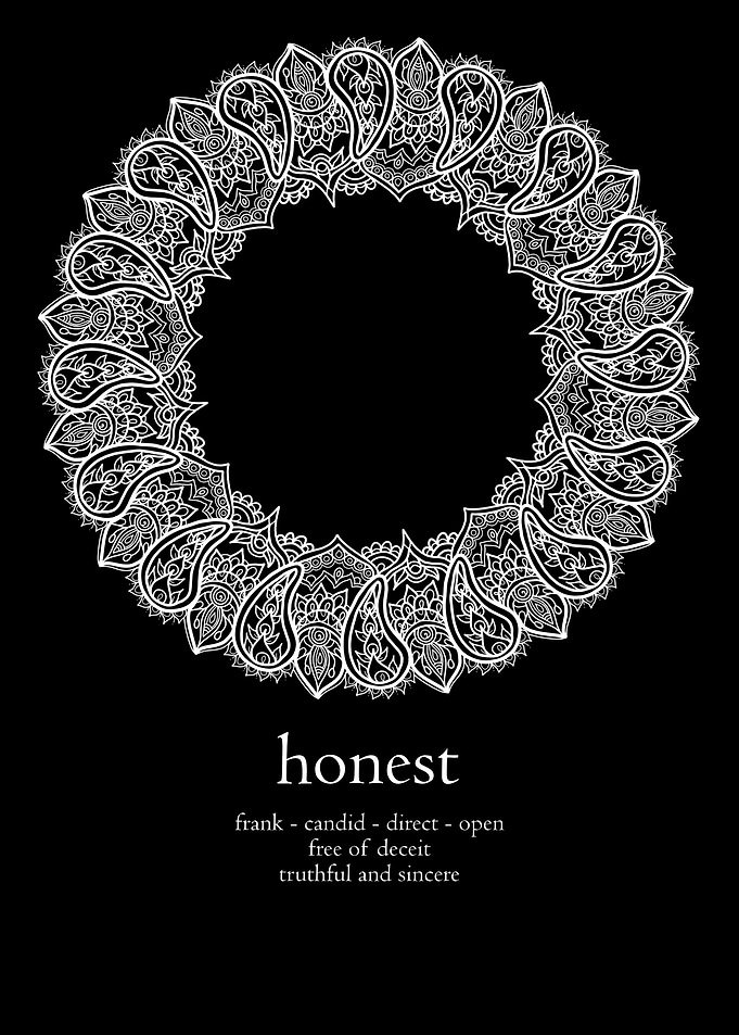 Mandala word honest