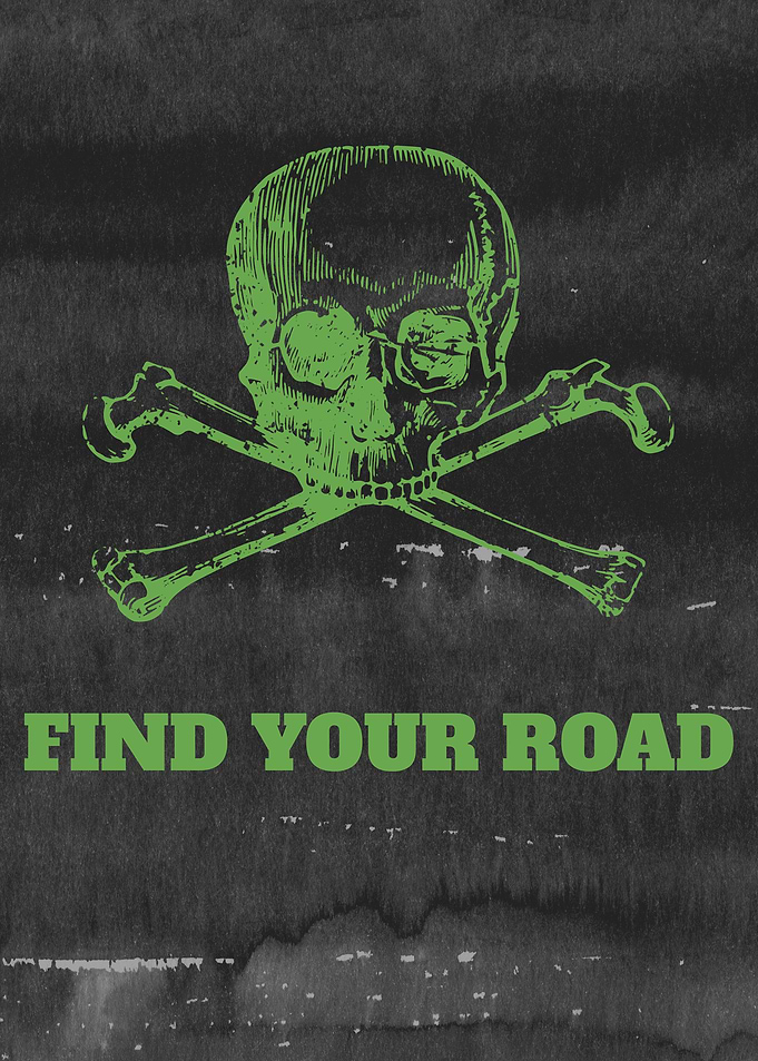Find your Road Funny Skull