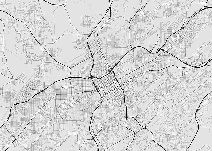 Birmingham USA Map