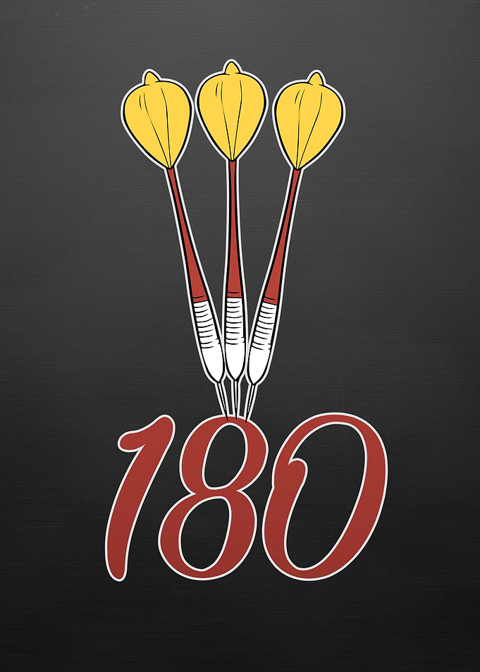 Darts Champion 180 Target
