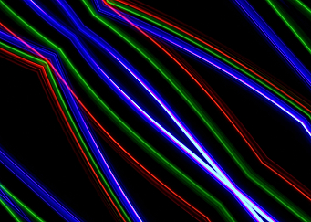 Abstract colorful lights
