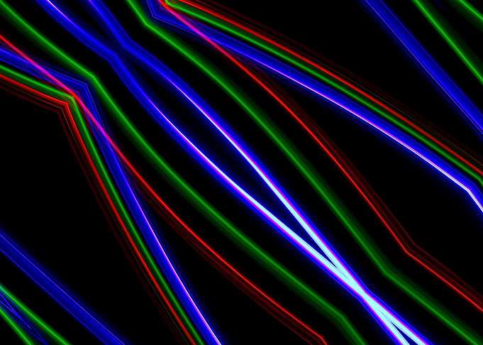 Abstract colorful lights