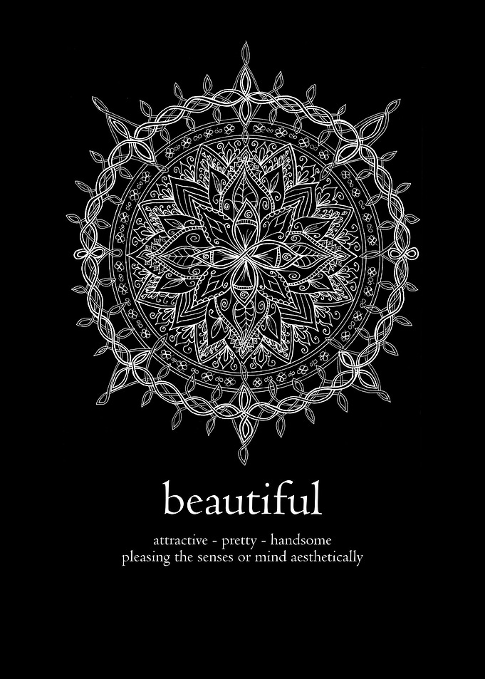 Mandala word beautiful