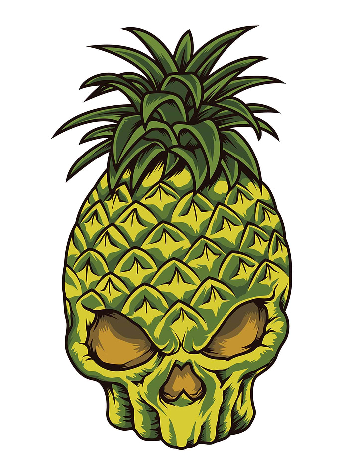 Pineapple Skull