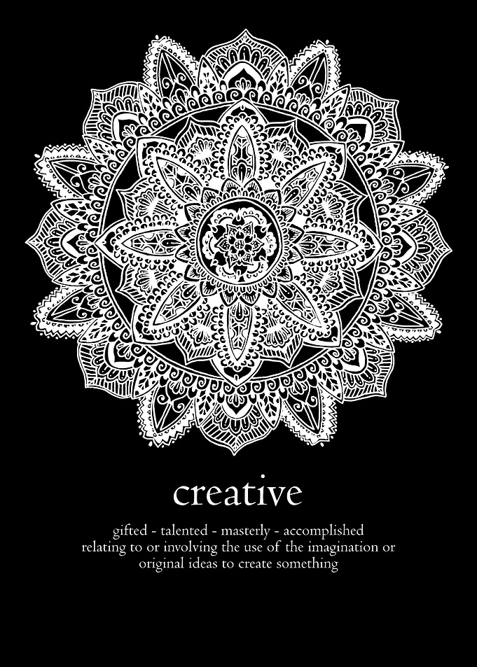 Mandala word creative