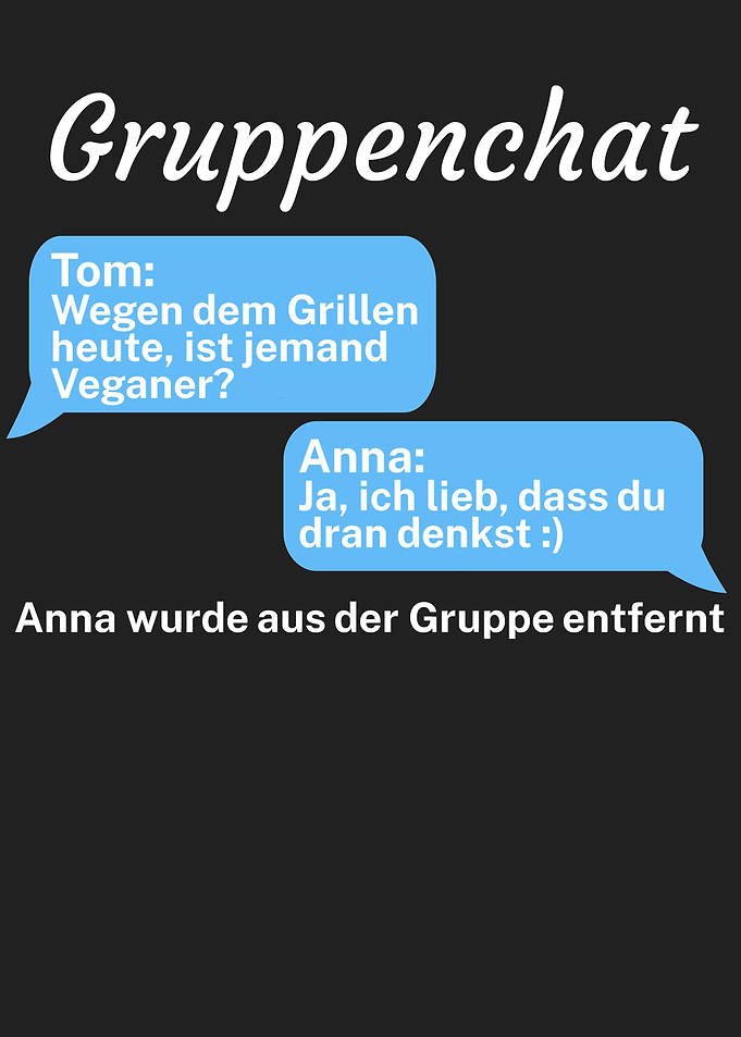 Gruppenchat Grillen Vegan