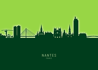 Nantes Skyline France