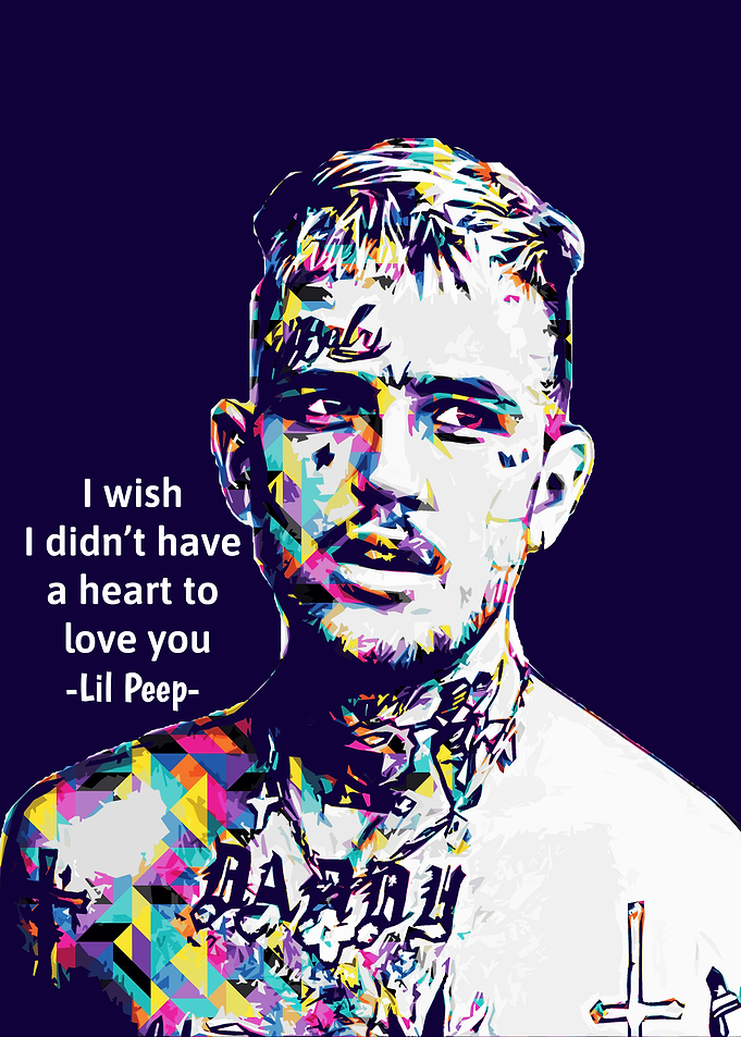 Lil Peep colorful quotes