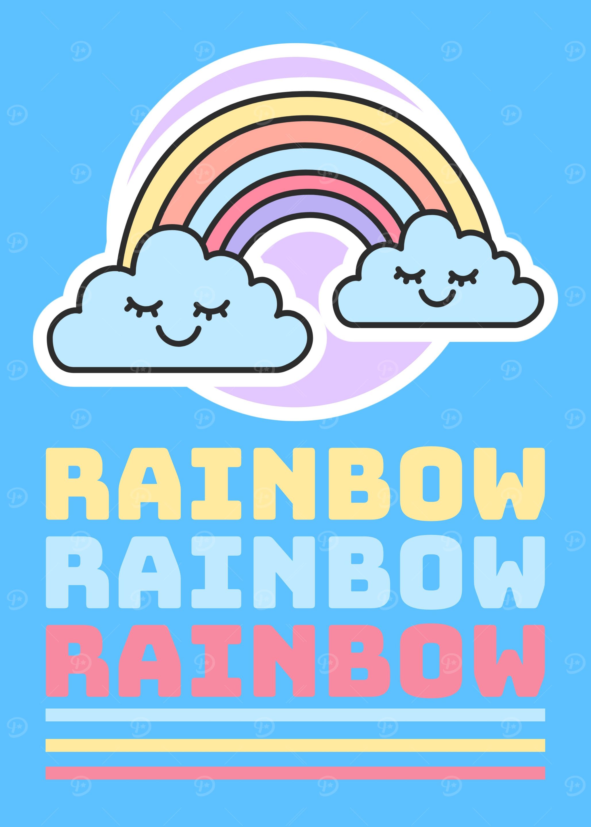 Colorful Rainbow Clouds