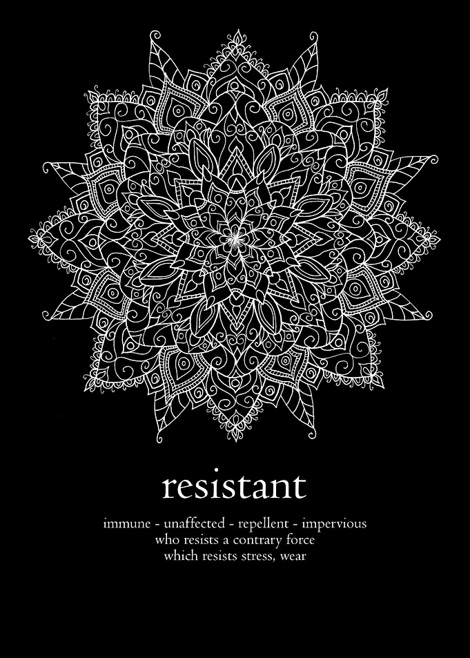 Mandala word resistant