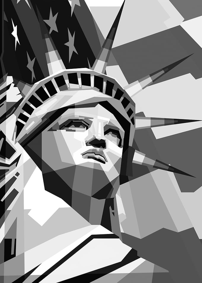 Liberty Black White