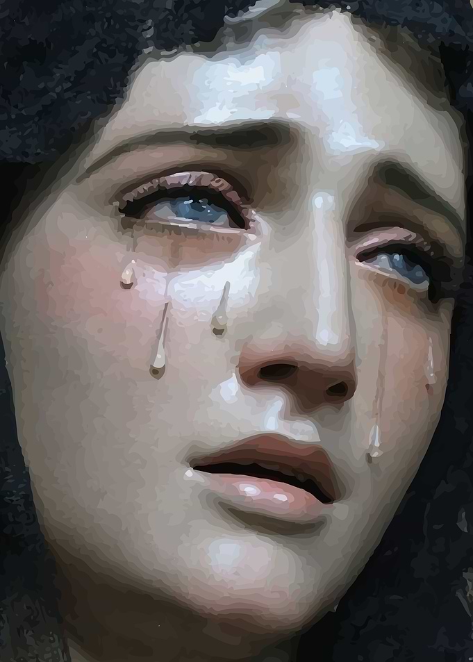 Virgin crying Aesthetic