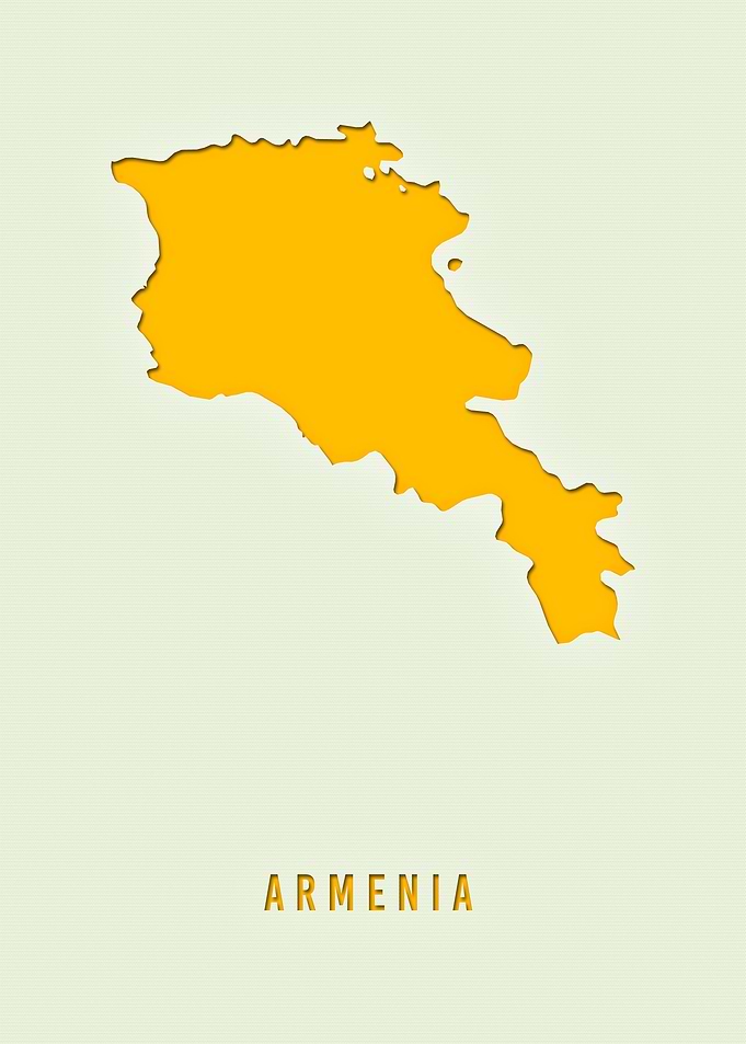 MAP of ARMENIA
