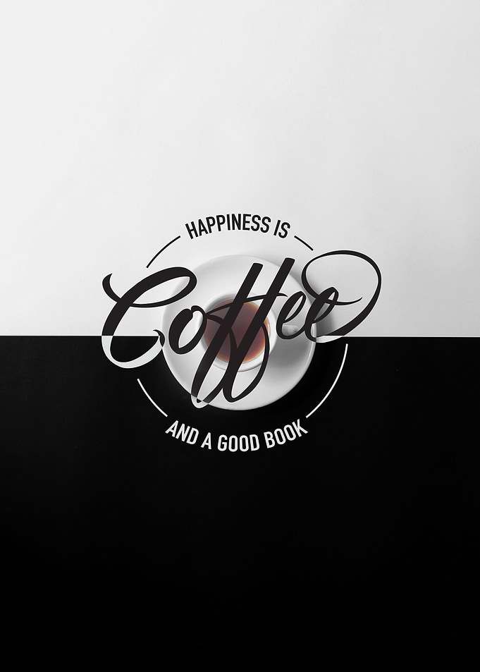 Coffee black and white