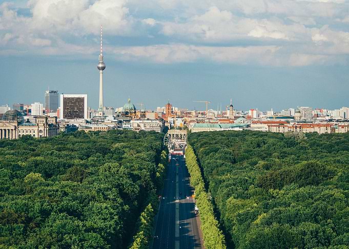 Berlin City Skyline German