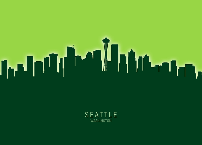 Seattle Skyline Washington