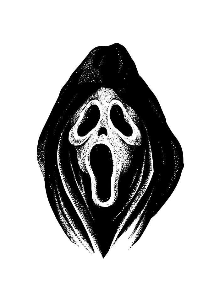 Horror dotwork2