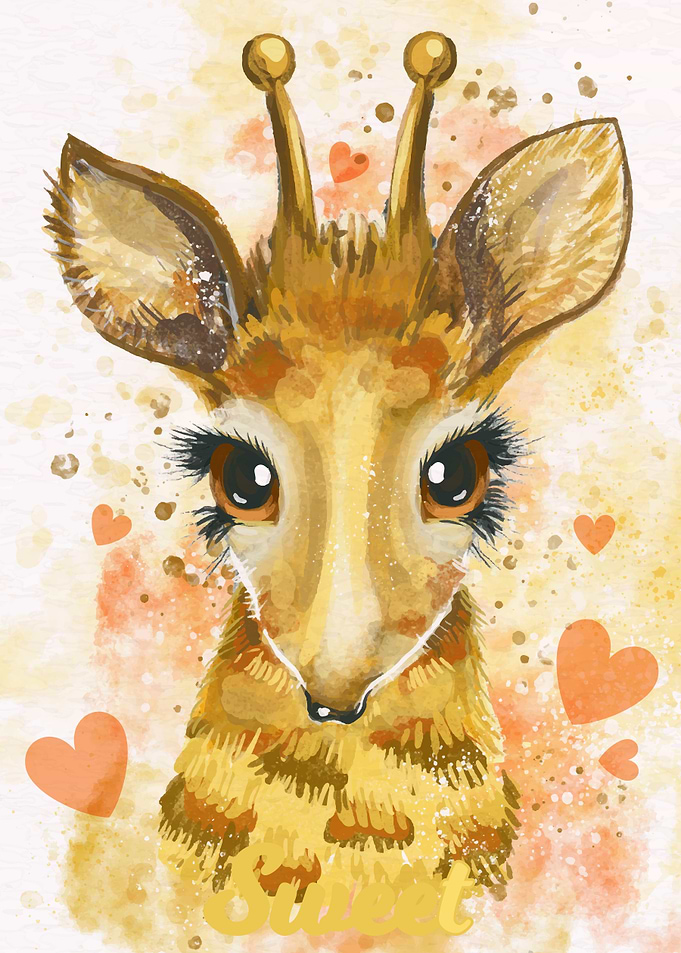 Lovely giraffe