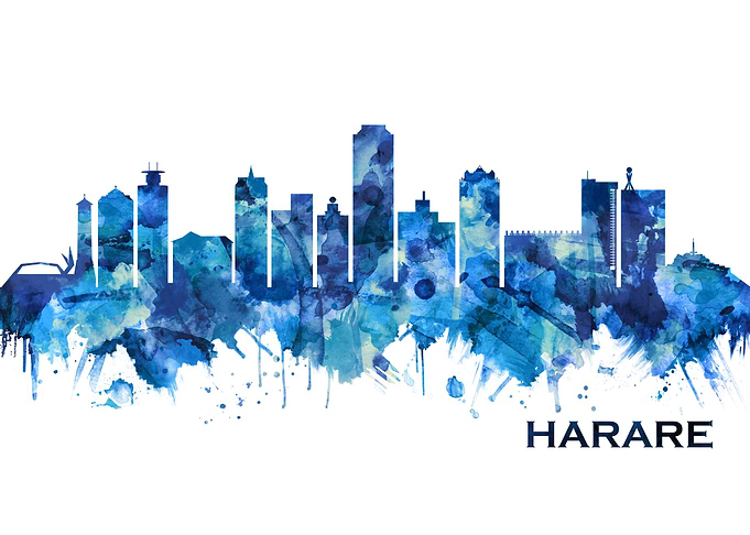 Harare Zimbabwe Skyline